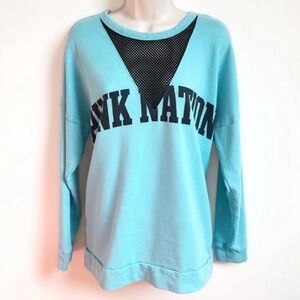 PINK VS PINK NATION aqua blue sweats…